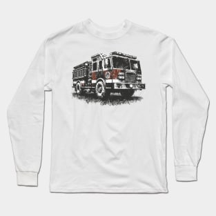 Fire Truck Long Sleeve T-Shirt